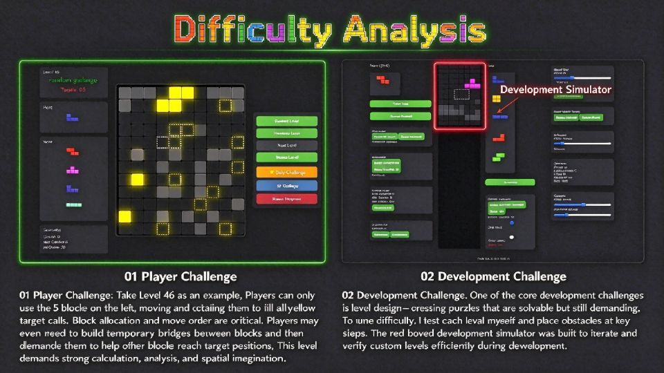 Rotating Tetris Difficulty Analysis and Development Simulator